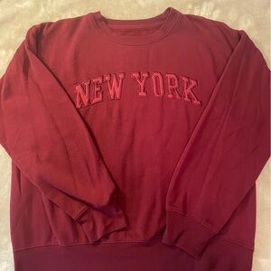 New York Crewneck size Large